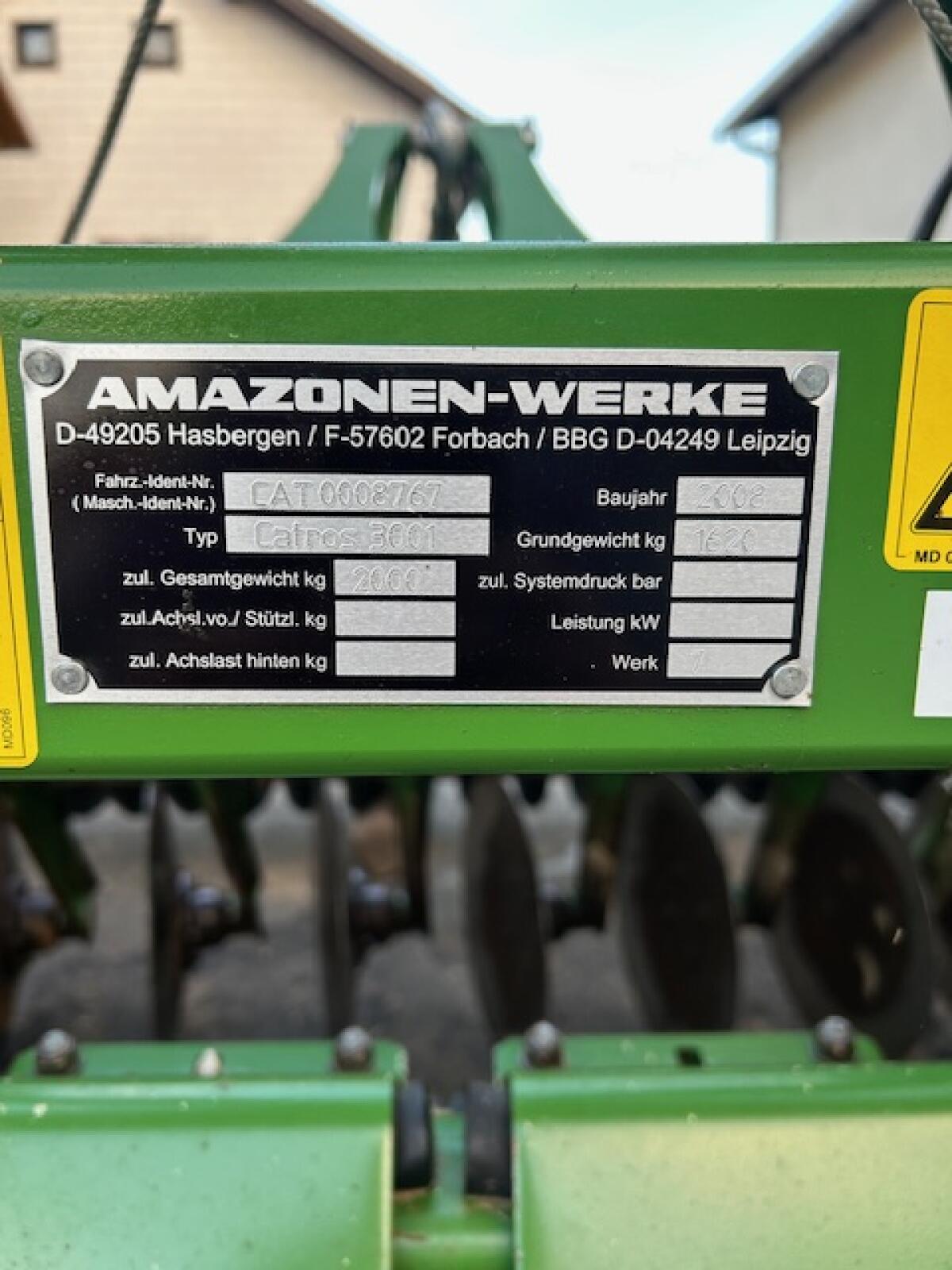 Amazone Catros Kurzscheibenegge 3