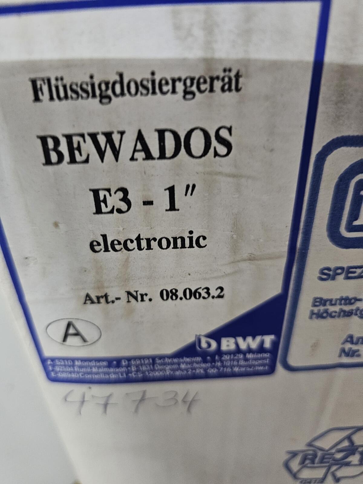 Wasseraufbereiter Entkalker Bewados E 2