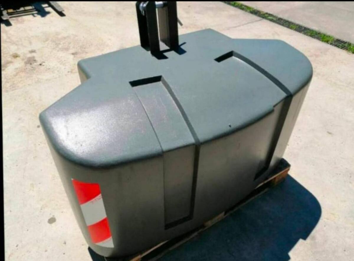 Frontgewicht 1.200 kg Kat. 3, Stahlbetongewicht 1
