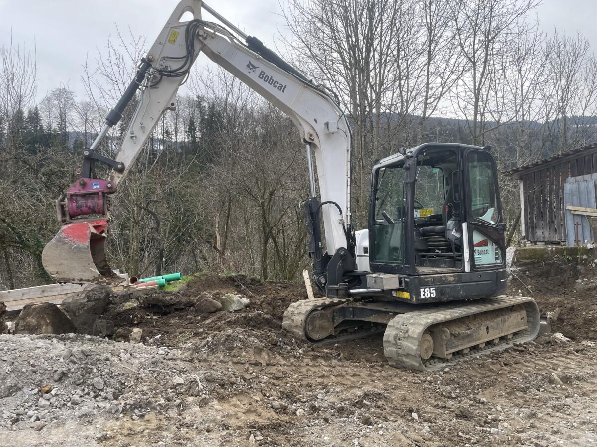Bobcat E85 Kurzheckbagger 1