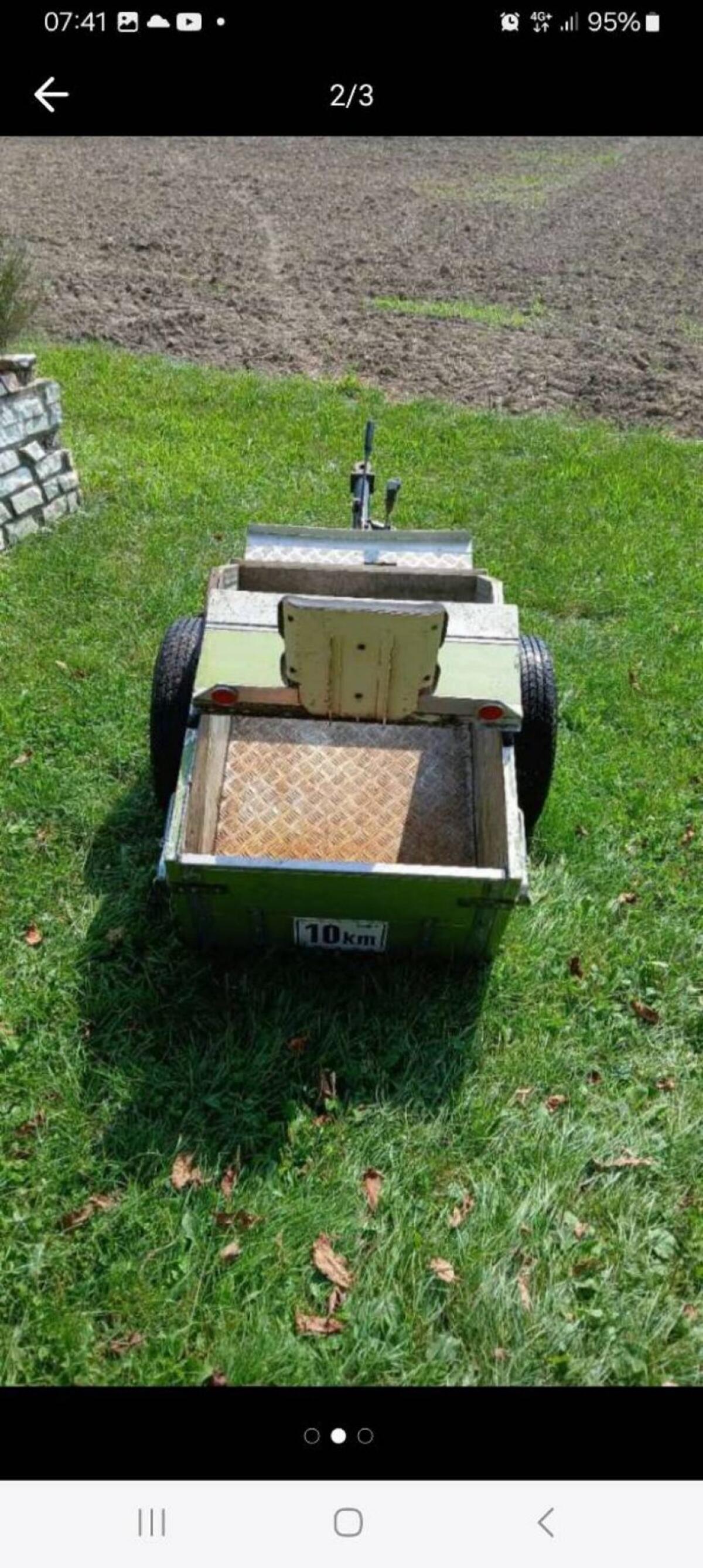 Verkaufe Anhänger für Quad oder Rasentraktor 2