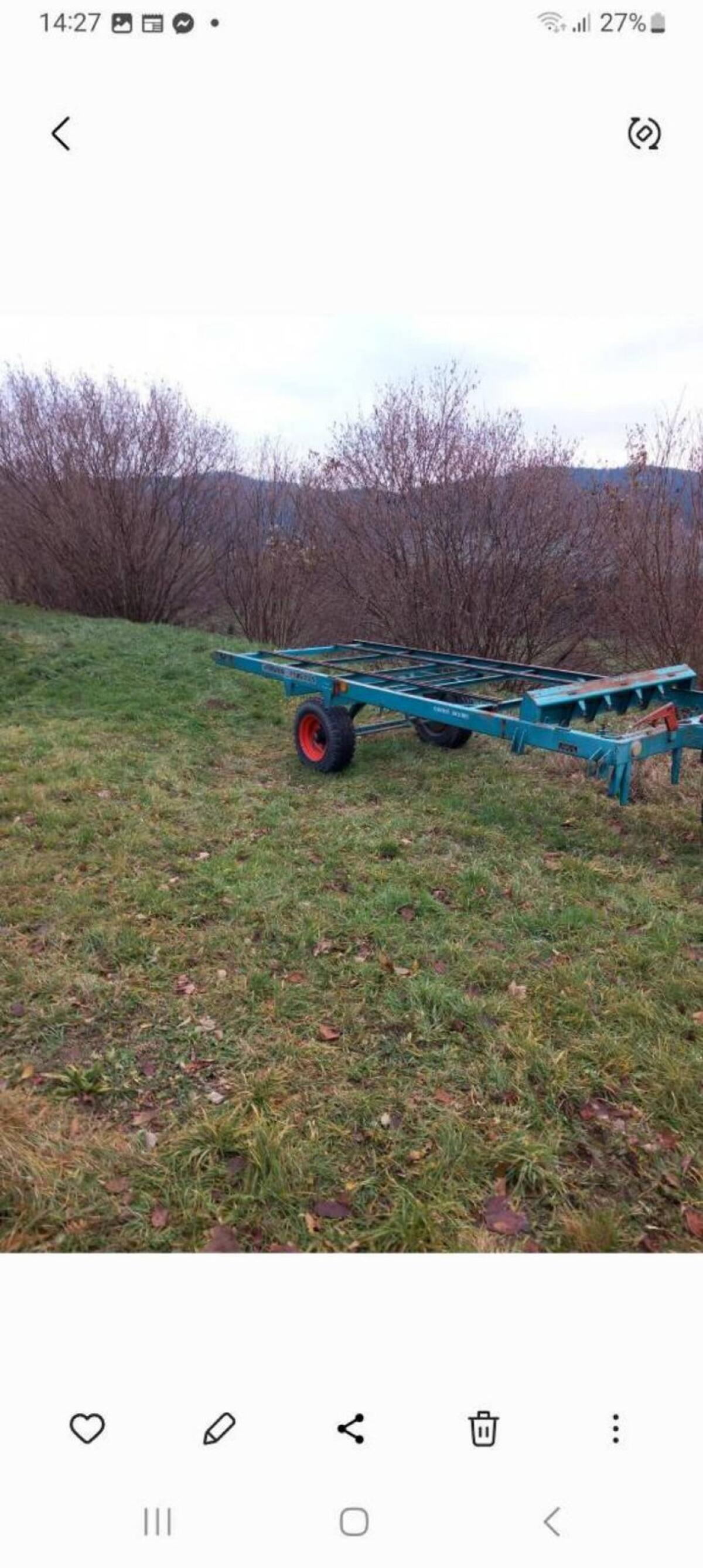 Fahrgestell Steyr Ladewagen Hamster Plus 20 1