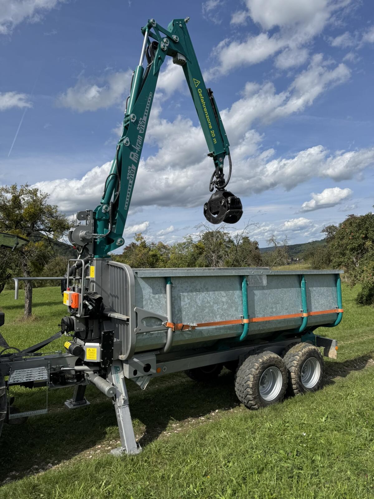Pfanzelt Rückewagen S8 mit Seilwinde 1