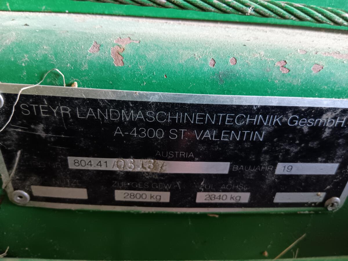 Ladewagen Steyr Hamster 8016 1