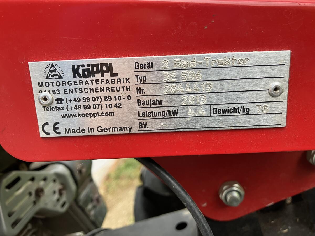 Motormäher Köppl 3E506 1
