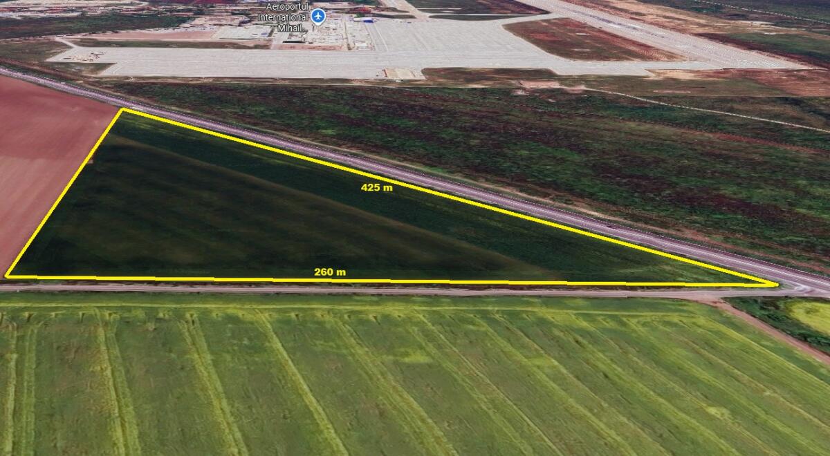 Baugrundstück 4,5 ha gegenüber dem Flughafen MK 3