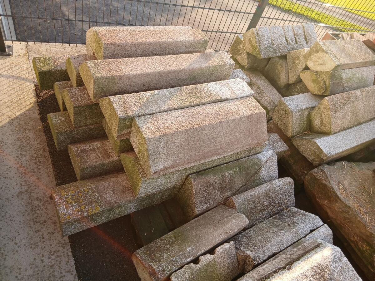 Neue Granit Randsteine abgeschrägt 3