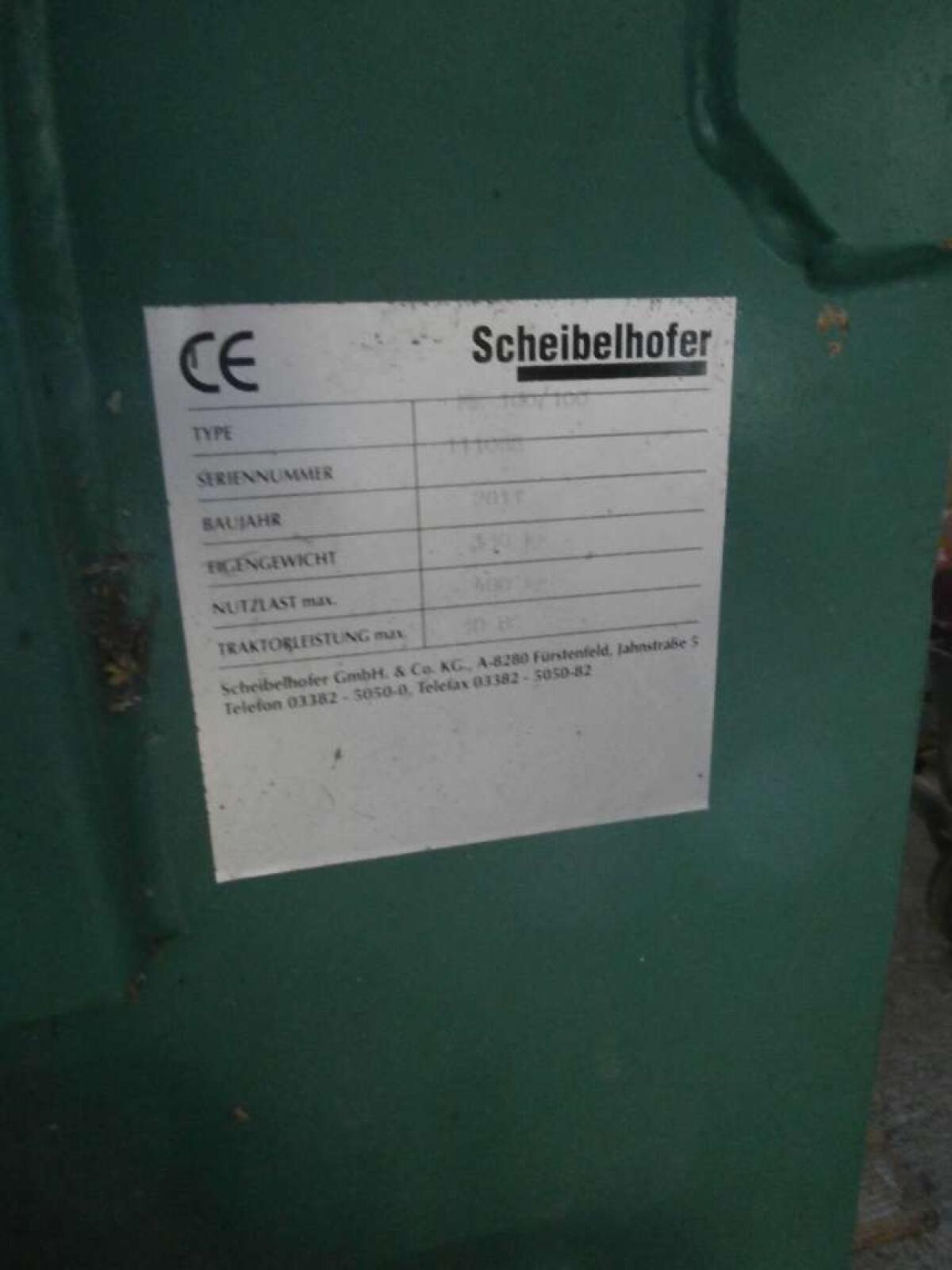 Kipptransportmulde Heckkiste Scheibelhofer MK 100/100 3