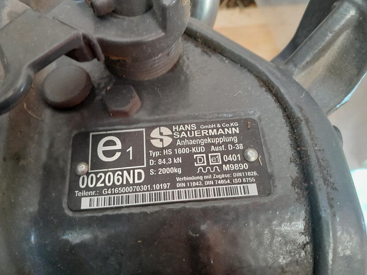 Anhängerkupplung Sauermann/Fendt 1