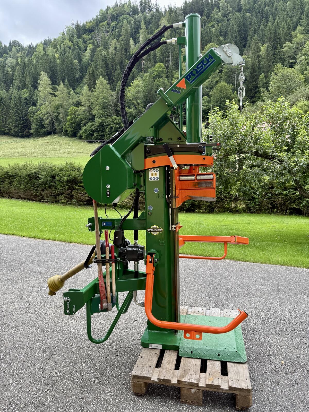 Holzspalter Posch Hydrocombi 22 mit Funkseilwinde 2