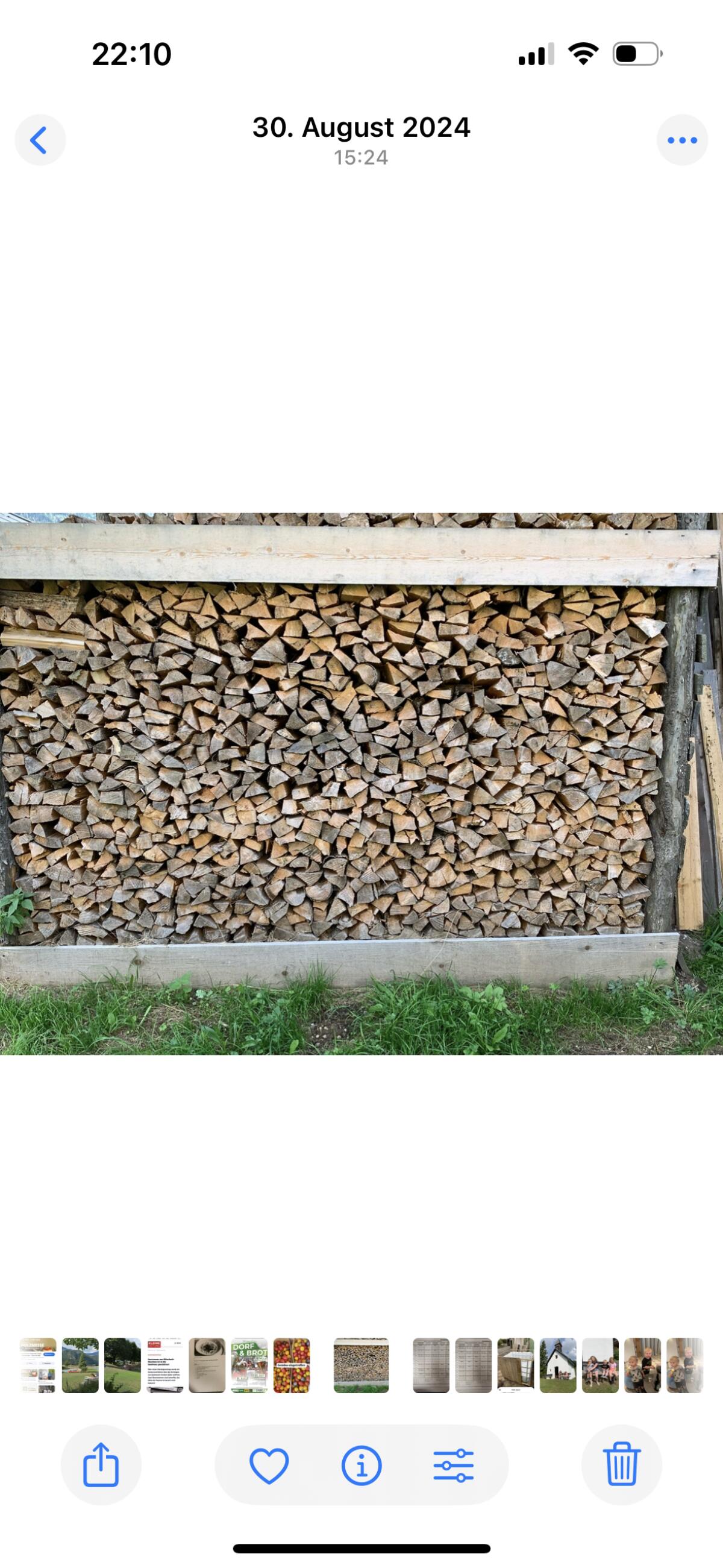 Brennholz Fichte 1