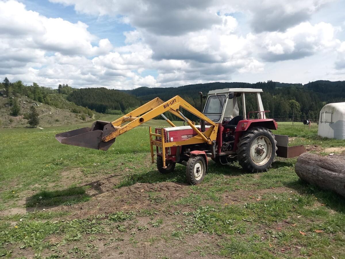 Steyr 540 mit Frontlader 1