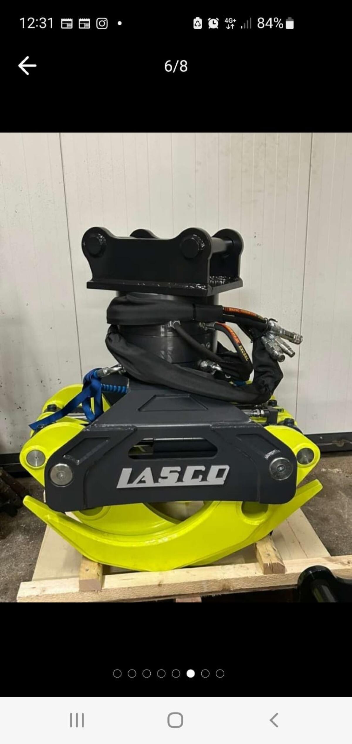 Holzgreifer Bagger Festanbau Lasco 3
