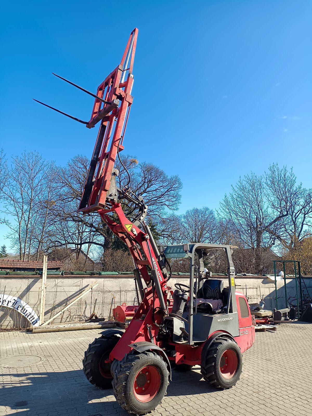 Ballengabel Hubmast mit Weidemann-Aufnahme 2