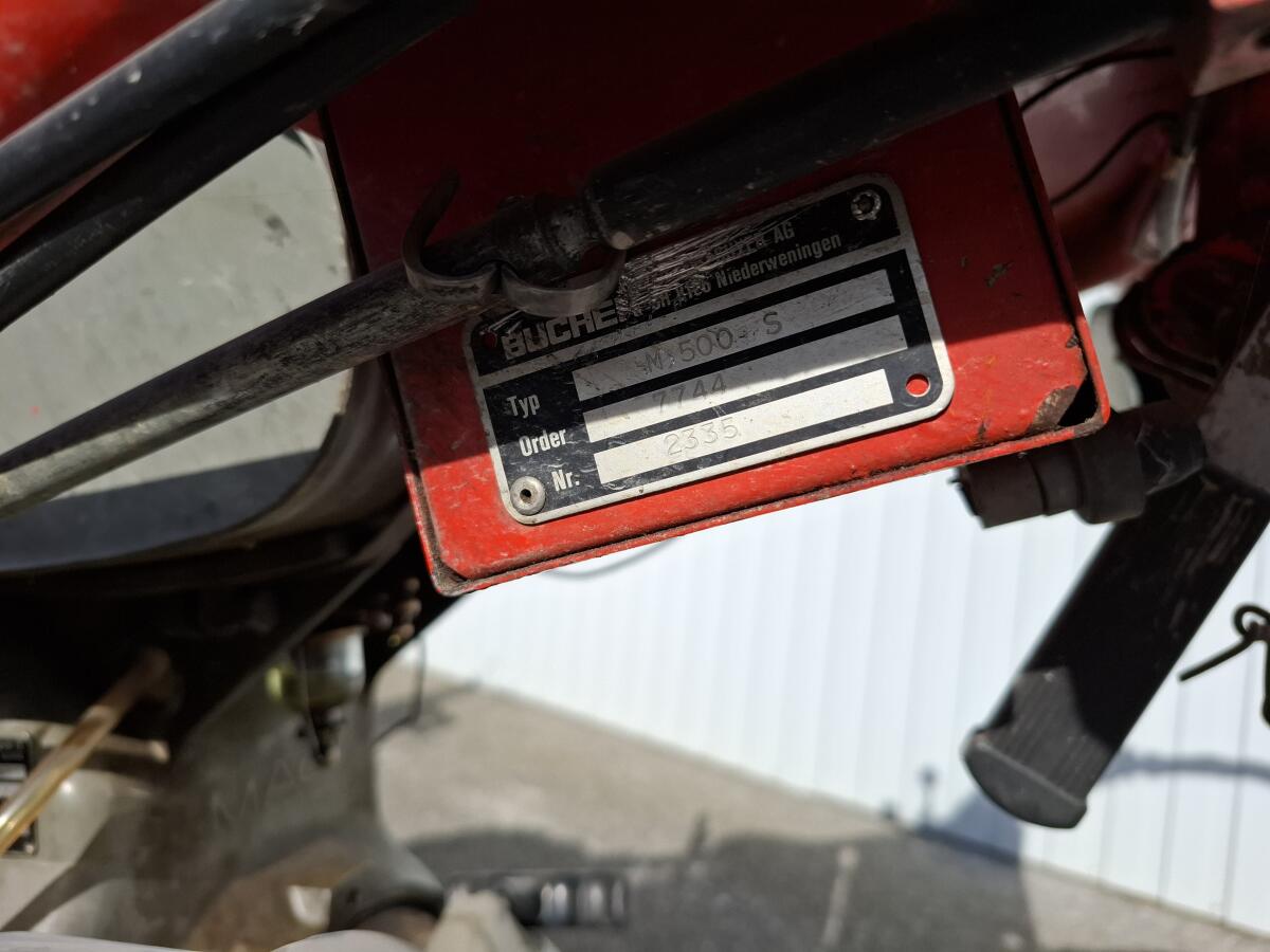 Bucher M 500S Eingraser, Motormäher 2