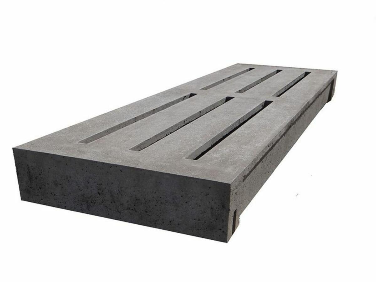 Betonspaltenboden, Betonelemente, Betonfundamente, Gebraucht 1