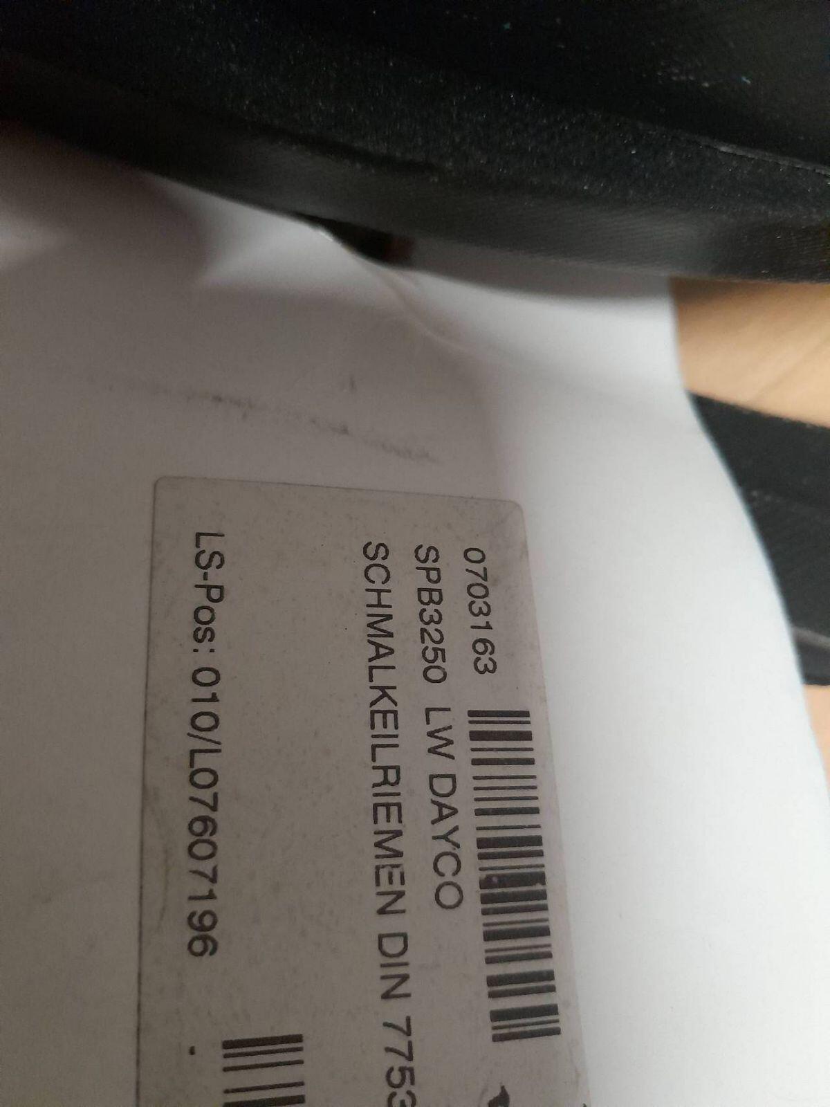 Verschleißscheiben und Keilriemen für Vicon PZ 300F 3