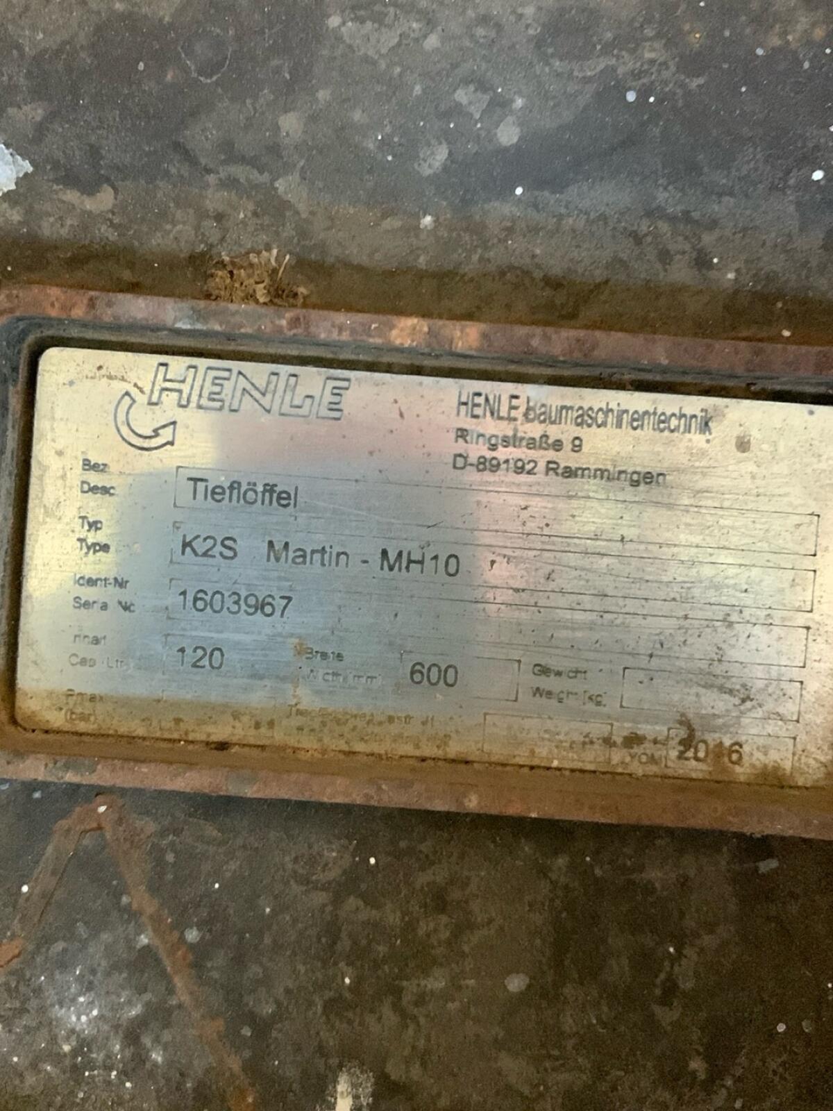 Baggerlöffel Tieflöffel 60 cm mit Schneide 2