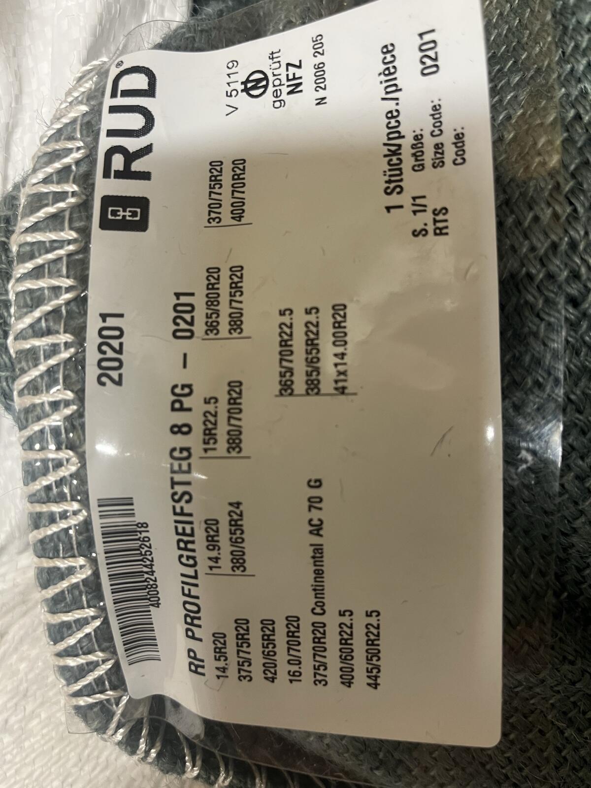 RUD Profi Schneeketten Profilgreifsteg 8 mm 2