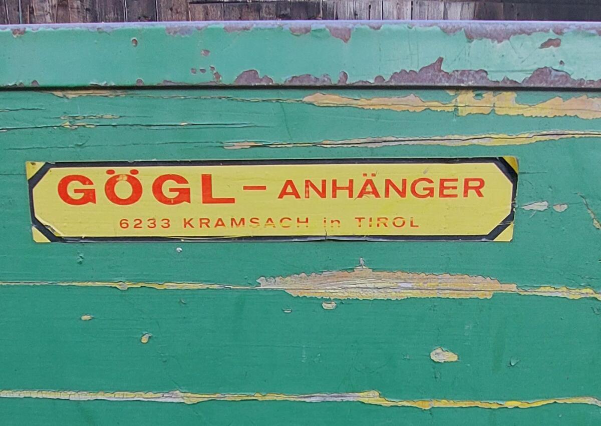Traktoranhänger Marke GÖGL 2