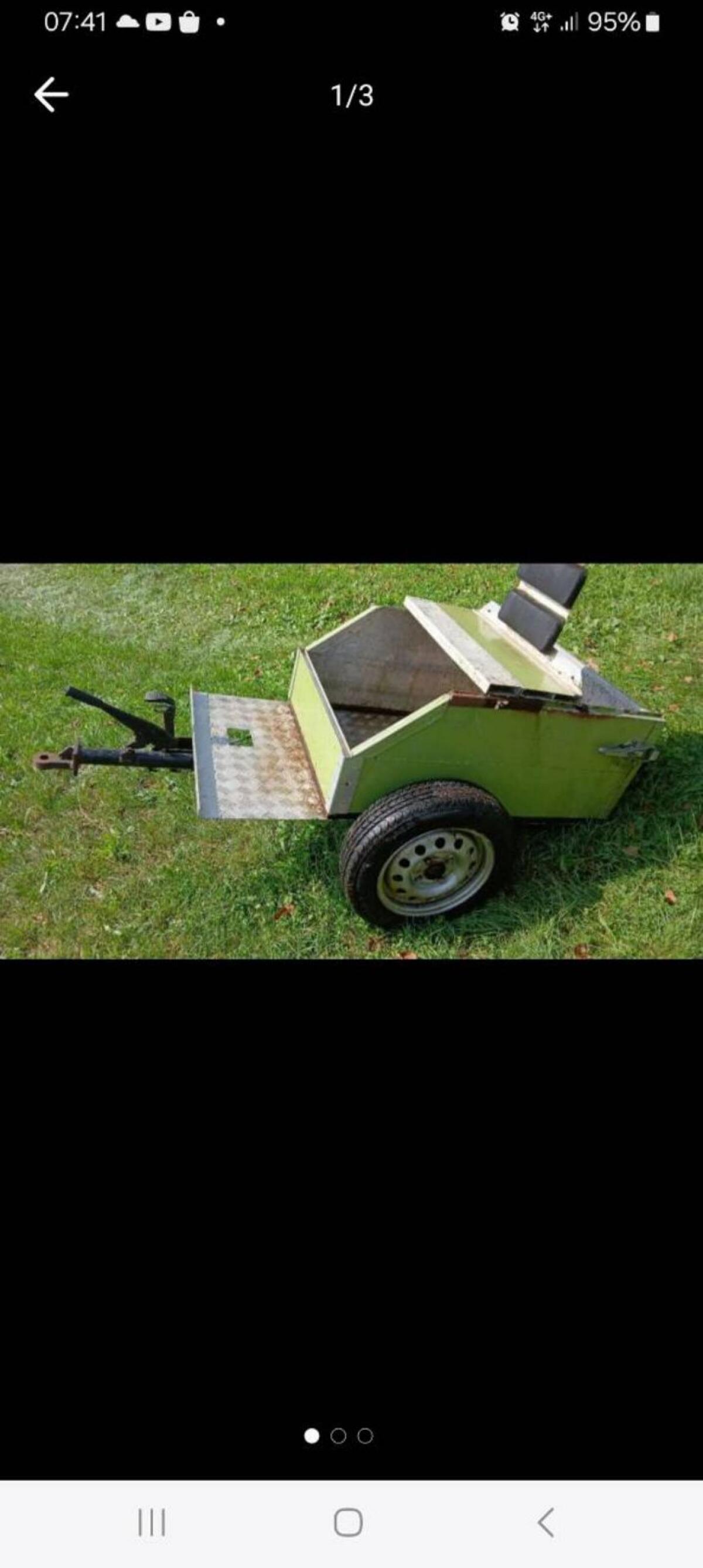 Verkaufe Anhänger für Quad oder Rasentraktor 3