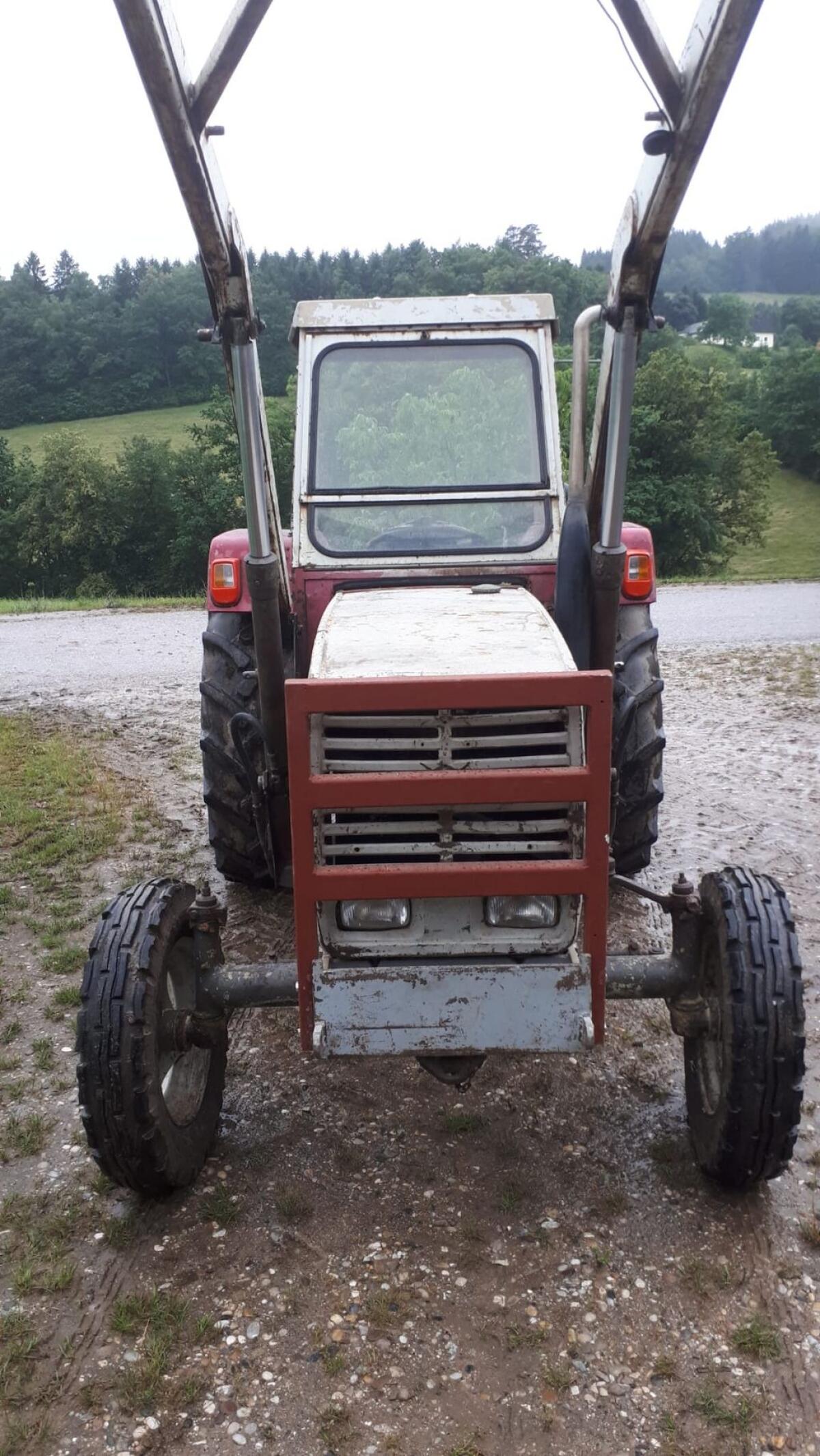 Steyr 50 mit Frontlader 2