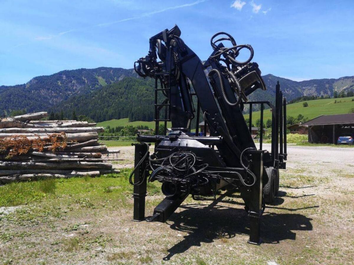 Holzanhänger, Kranwagen, Palfinger PK81Z - Eigenbau 2