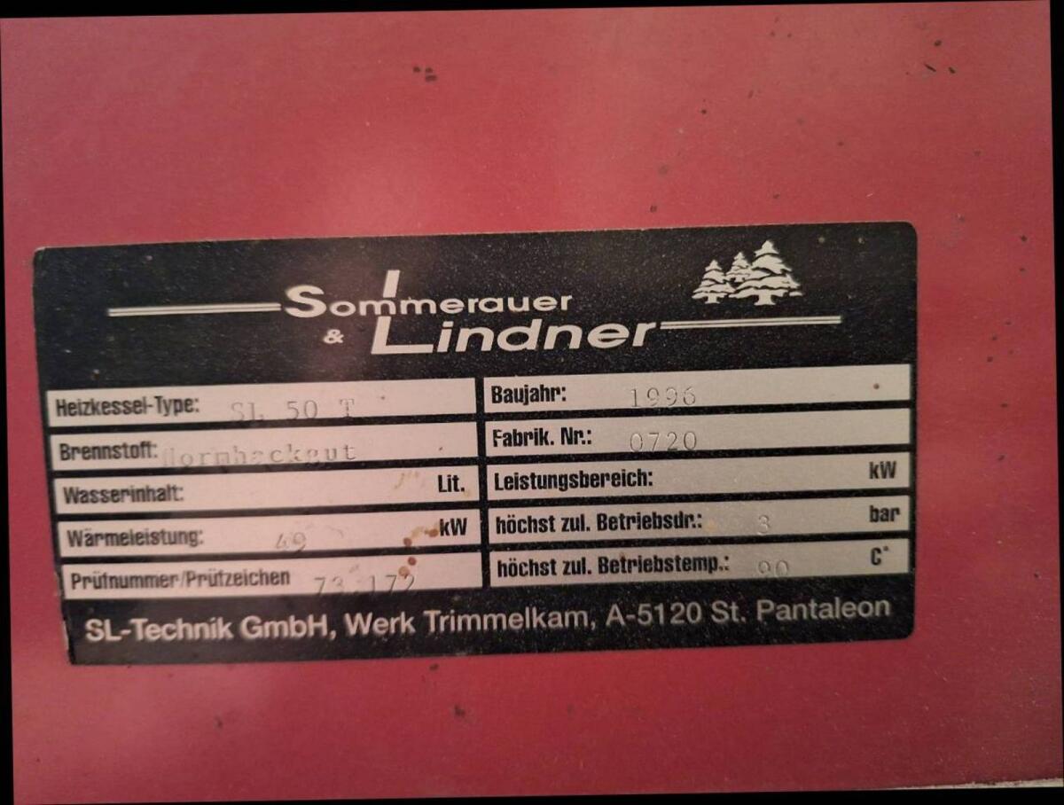 Hackgutheizung Sommerauer SL50T 1