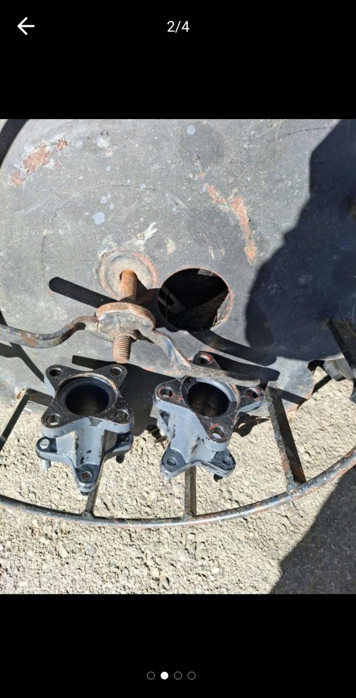 Motormäher Reifen passende Gitterräder + Spurverbreiterung 2