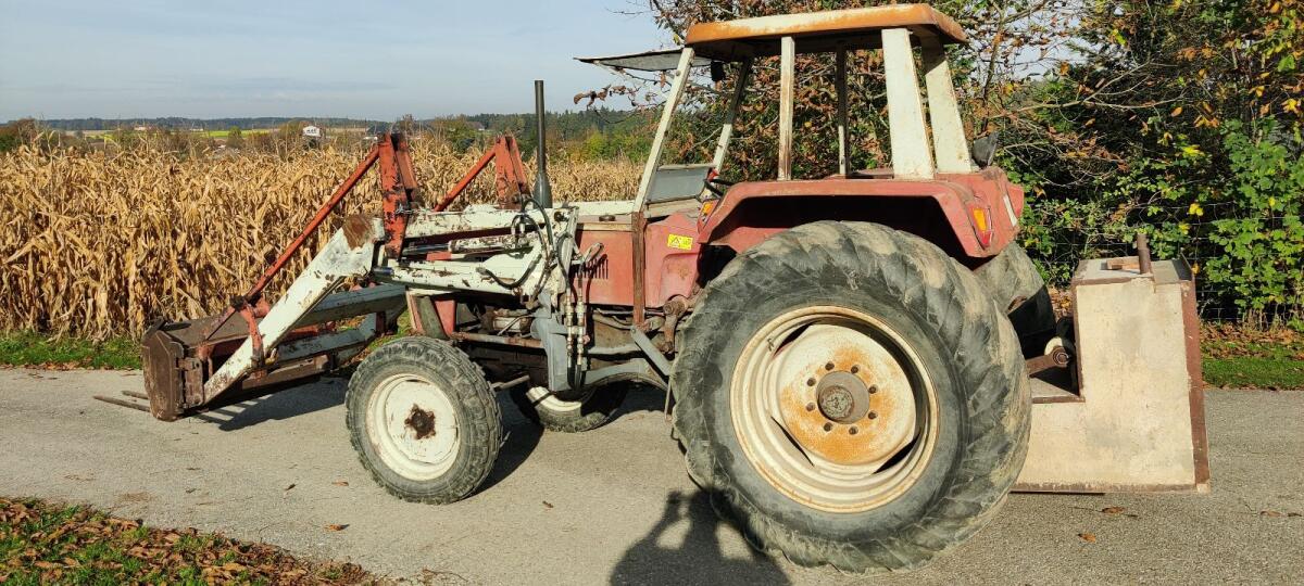 Steyr 760 mit Frontlader 2