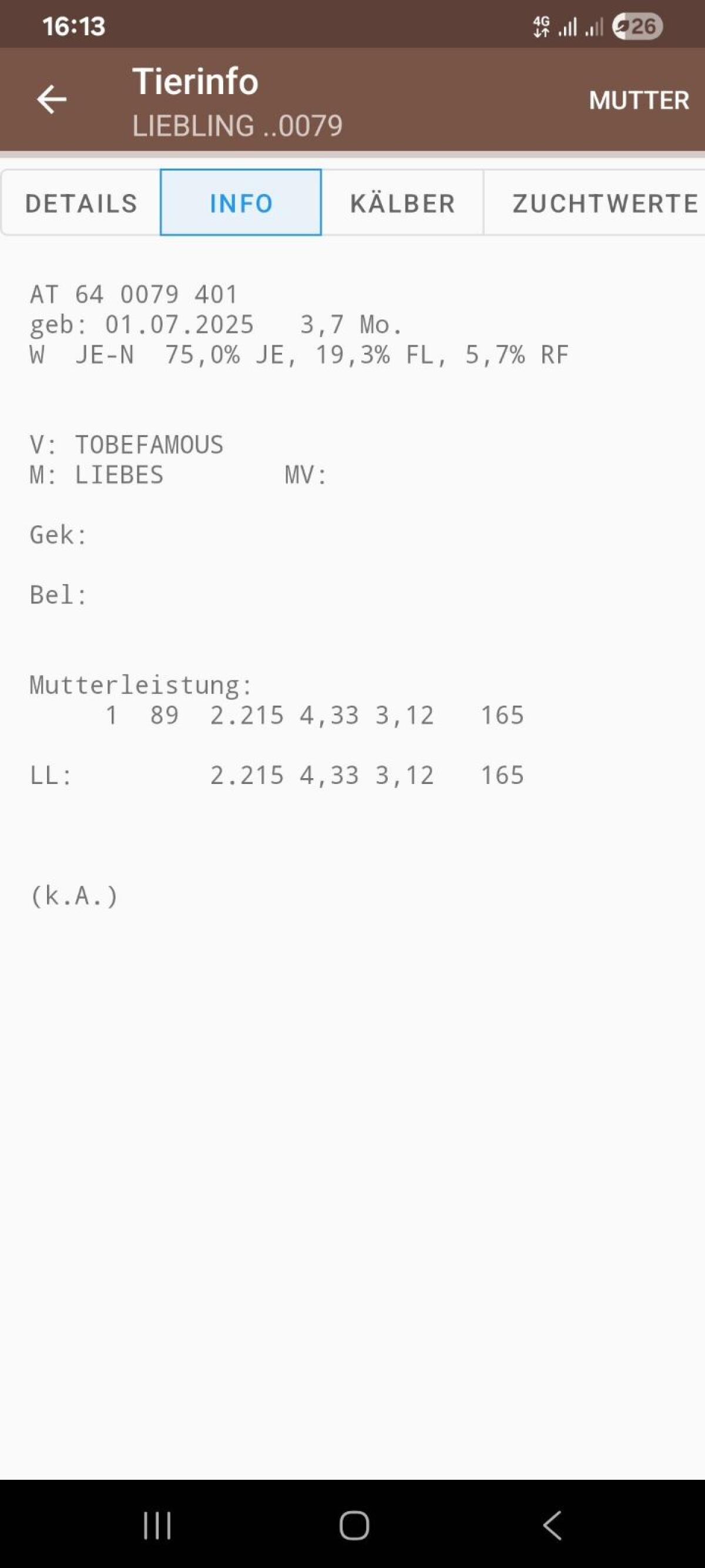 Verkaufe Kalb 3