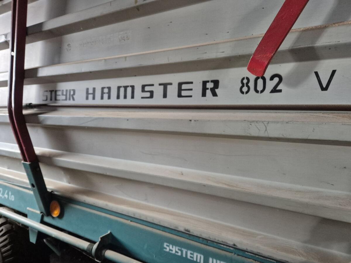 Ladewagen, Heckselwagen, Abschiebewagen Steyr Hamster 802V 3