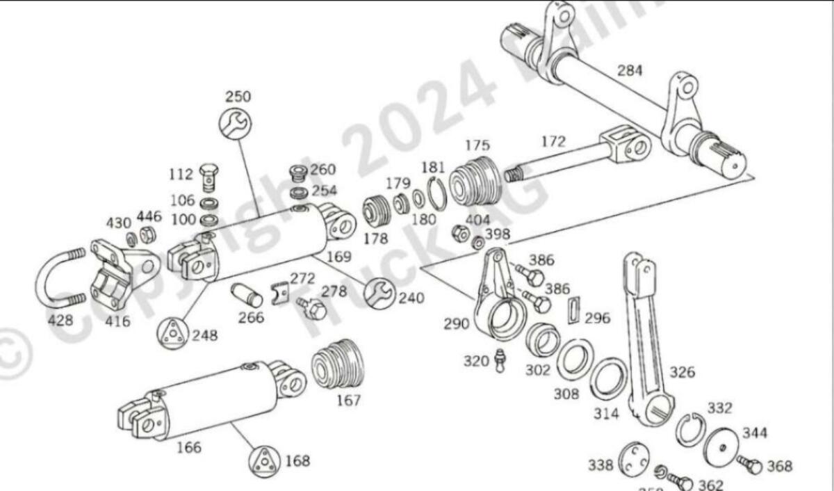 UNIMOG Heckkraftheber 403 406 416 1