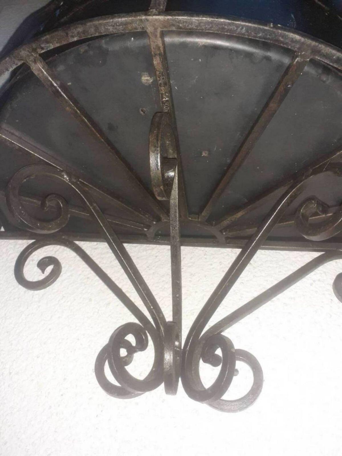 Schmiedeeisen Blumenampel mit Einsatz 3