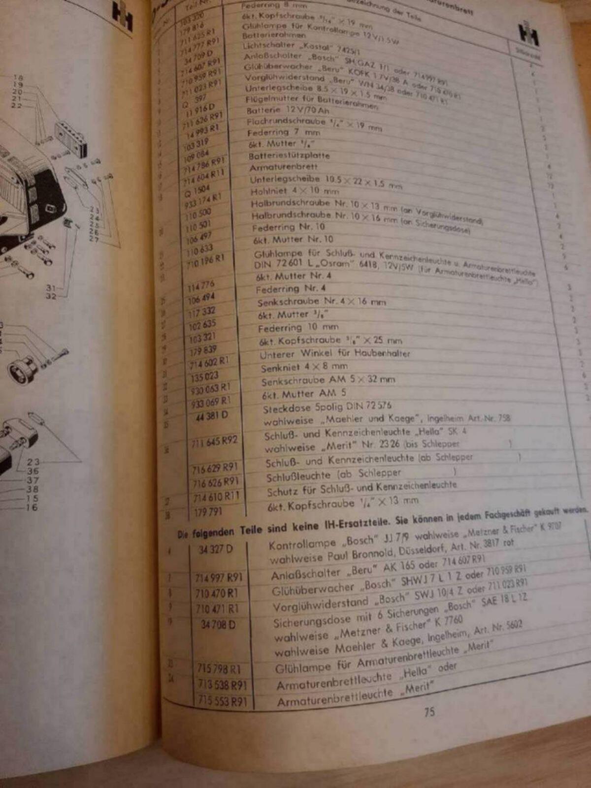 Farmall D 320 Ersatzteile-Katalog 3