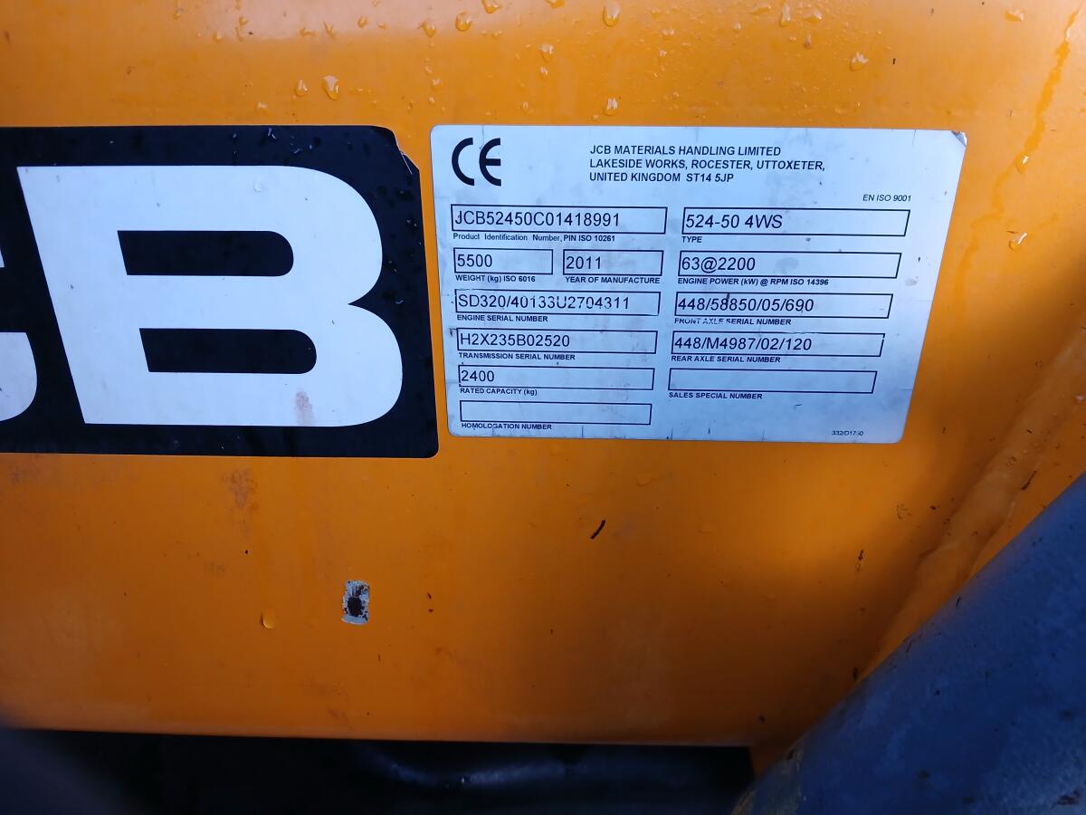 JCB Teleskoplader 524-50 2