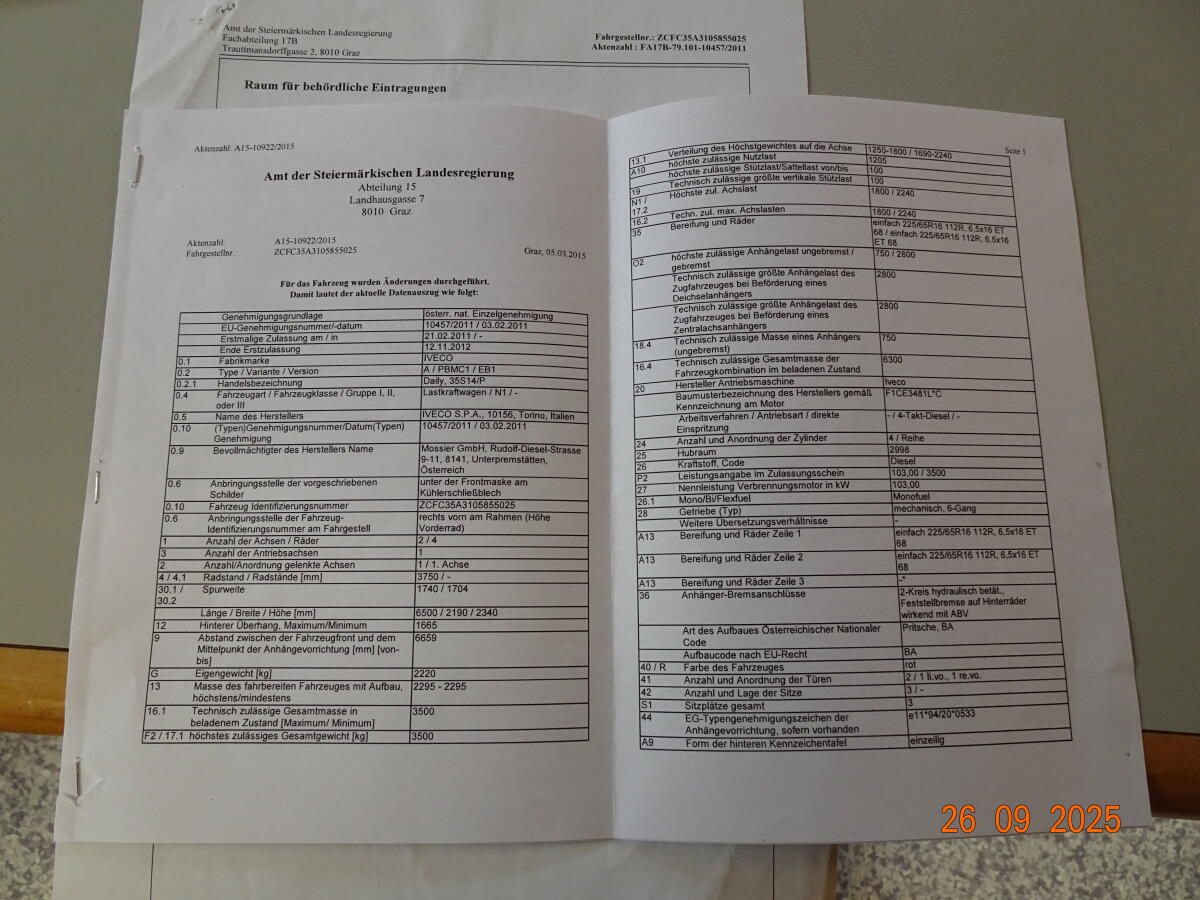 Iveco Pritschenwagen  Daily 35S14/P 3