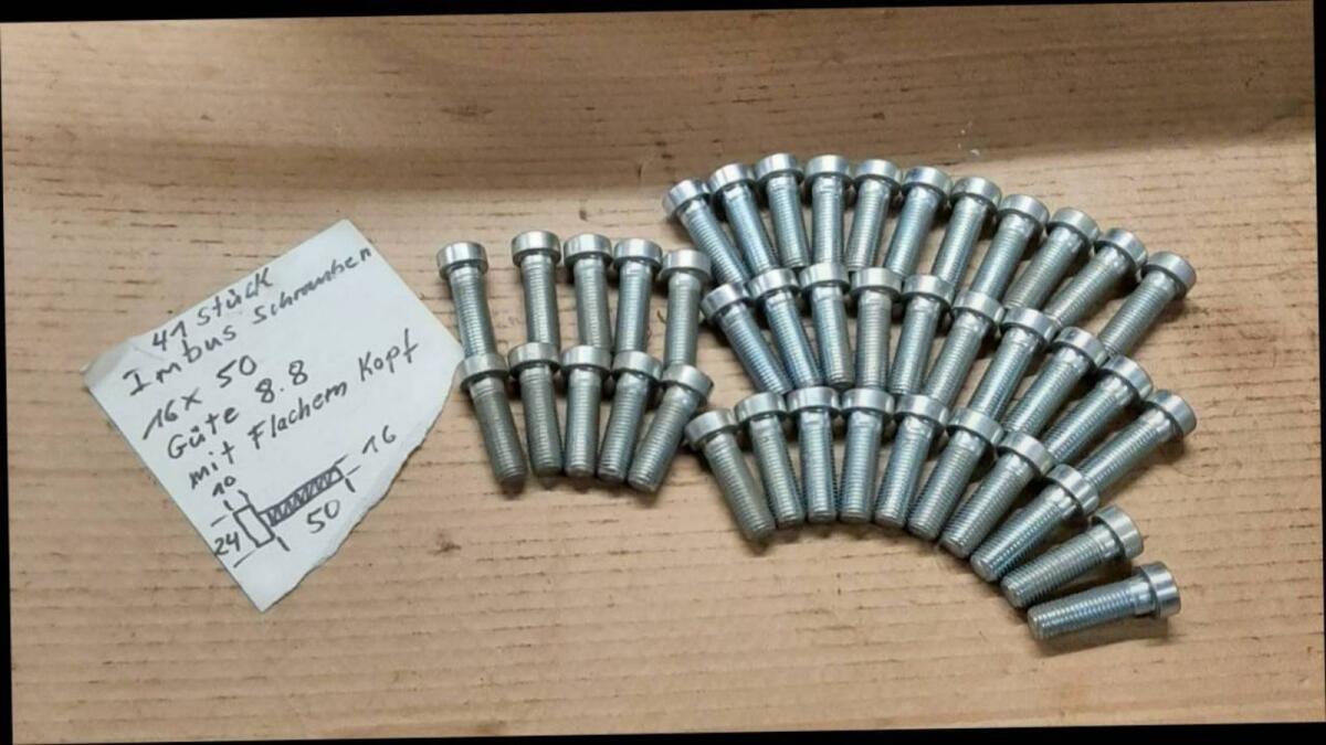 Inbus-Schrauben 16x50 1