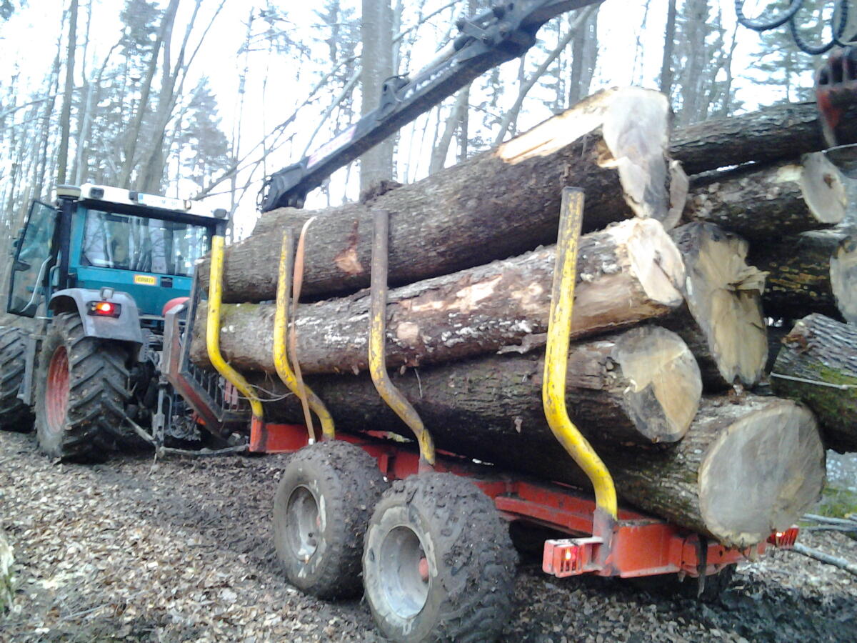 Ich verkaufe einen professionellen Forst-Anhänger des finnischen Herstellers 3