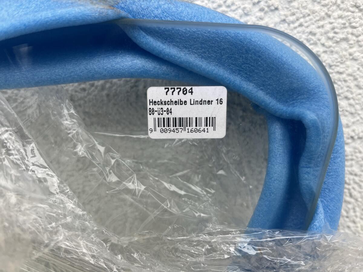 Heckscheibe Lindner 1450, 1500, 1600 2