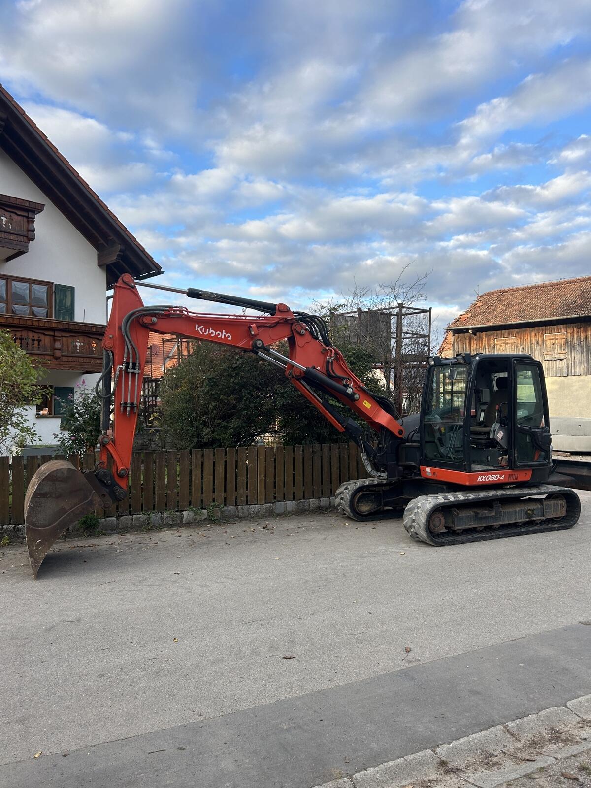 Kubota KX080-4, Bagger, Minibagger, Verstellausleger, MS08 3