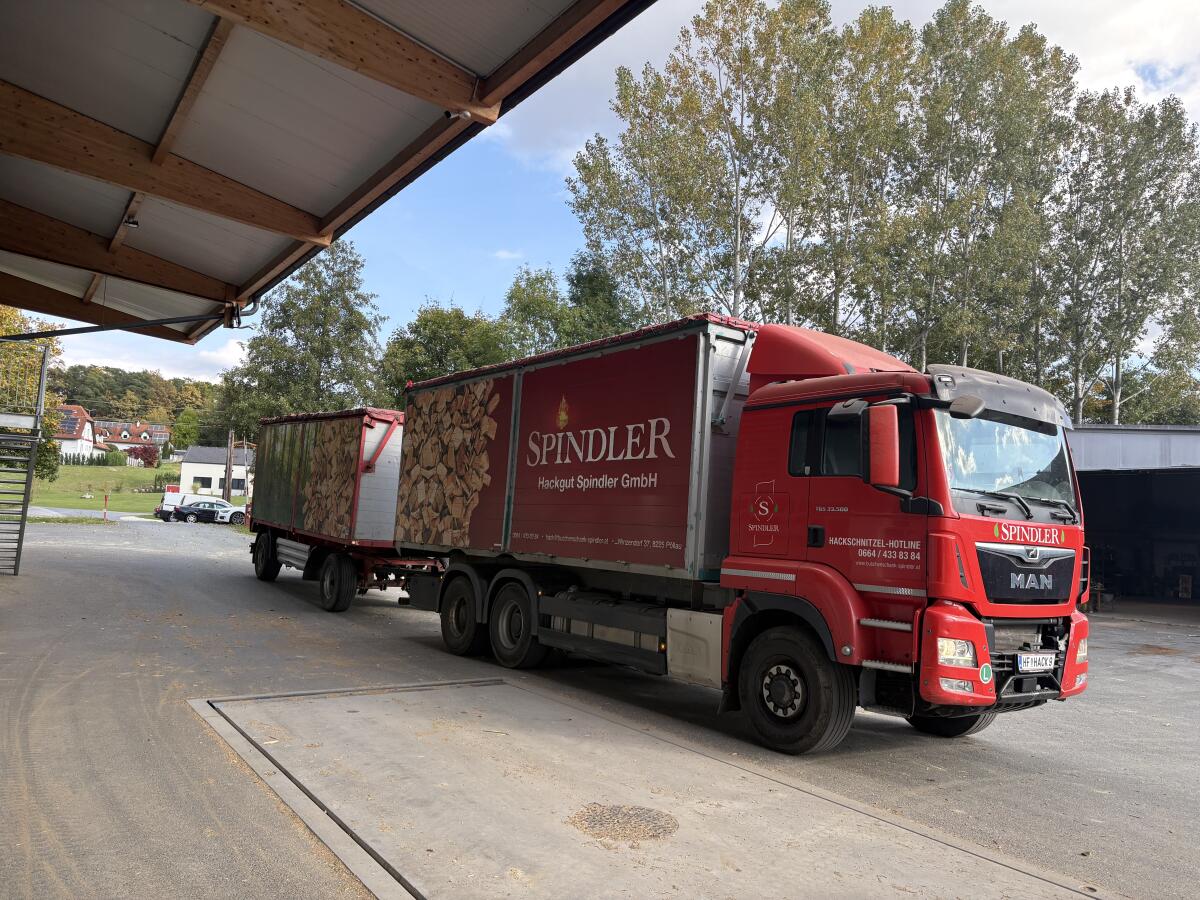 MAN Hackgutkipper Hängerzug 3