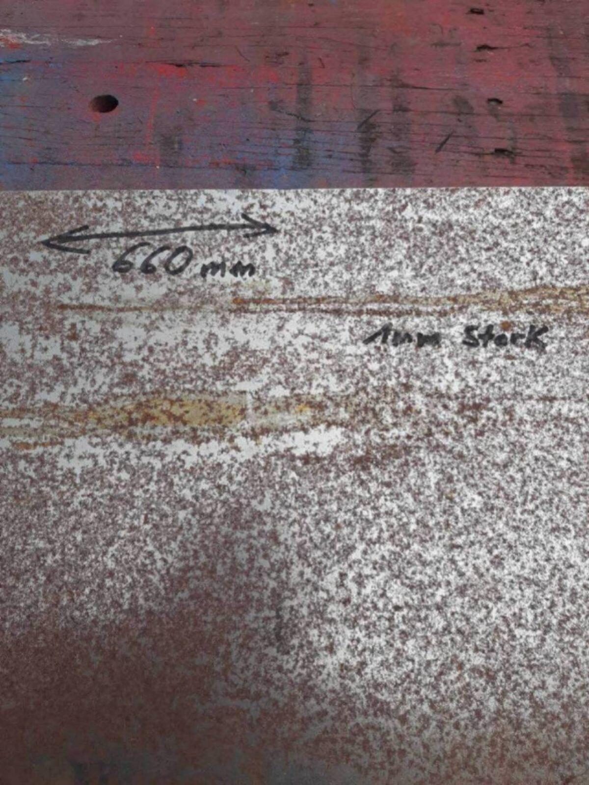 Karosserie Reparaturblech 1 mm 2