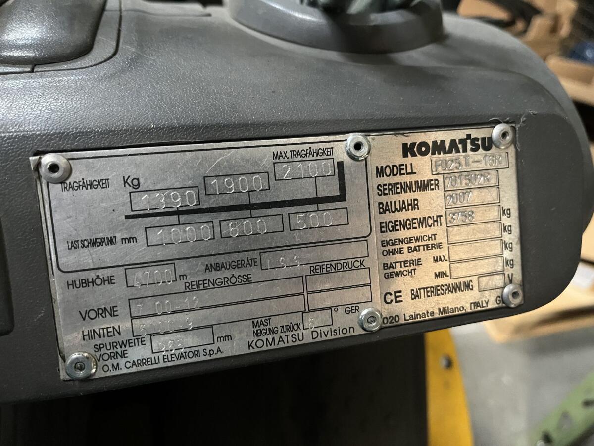 Gabelstapler Komatsu FD25T-16R 3