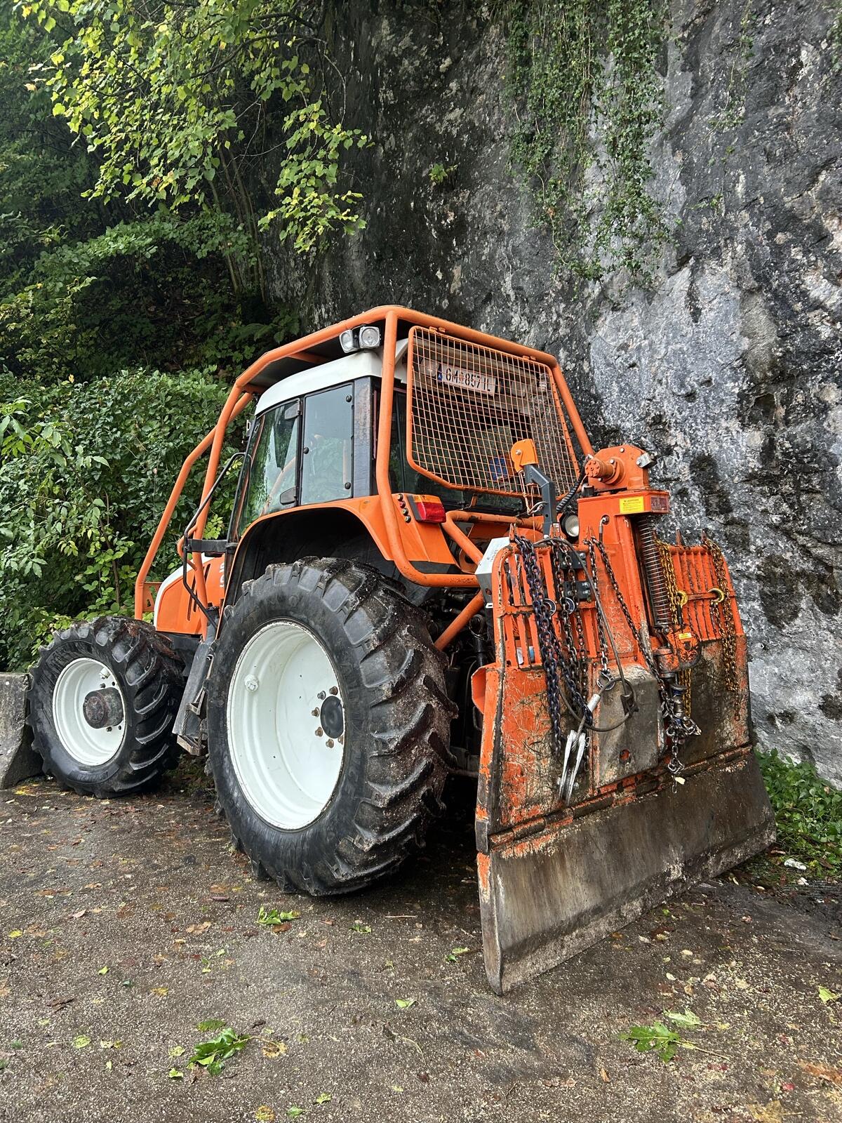 Steyr 9105 mit Tiger Seilwinde 3