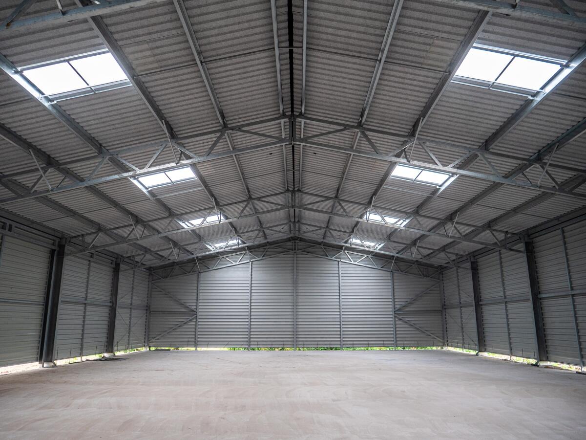 Stahlhalle 20x30 Landwirtschaft, Maschinenlager 2