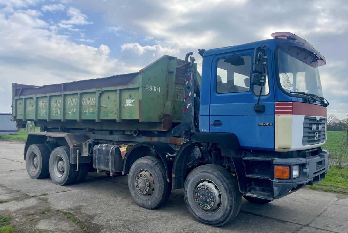 6x8 Allrad Kipper, Container, Multilift, MAN 35.422 1