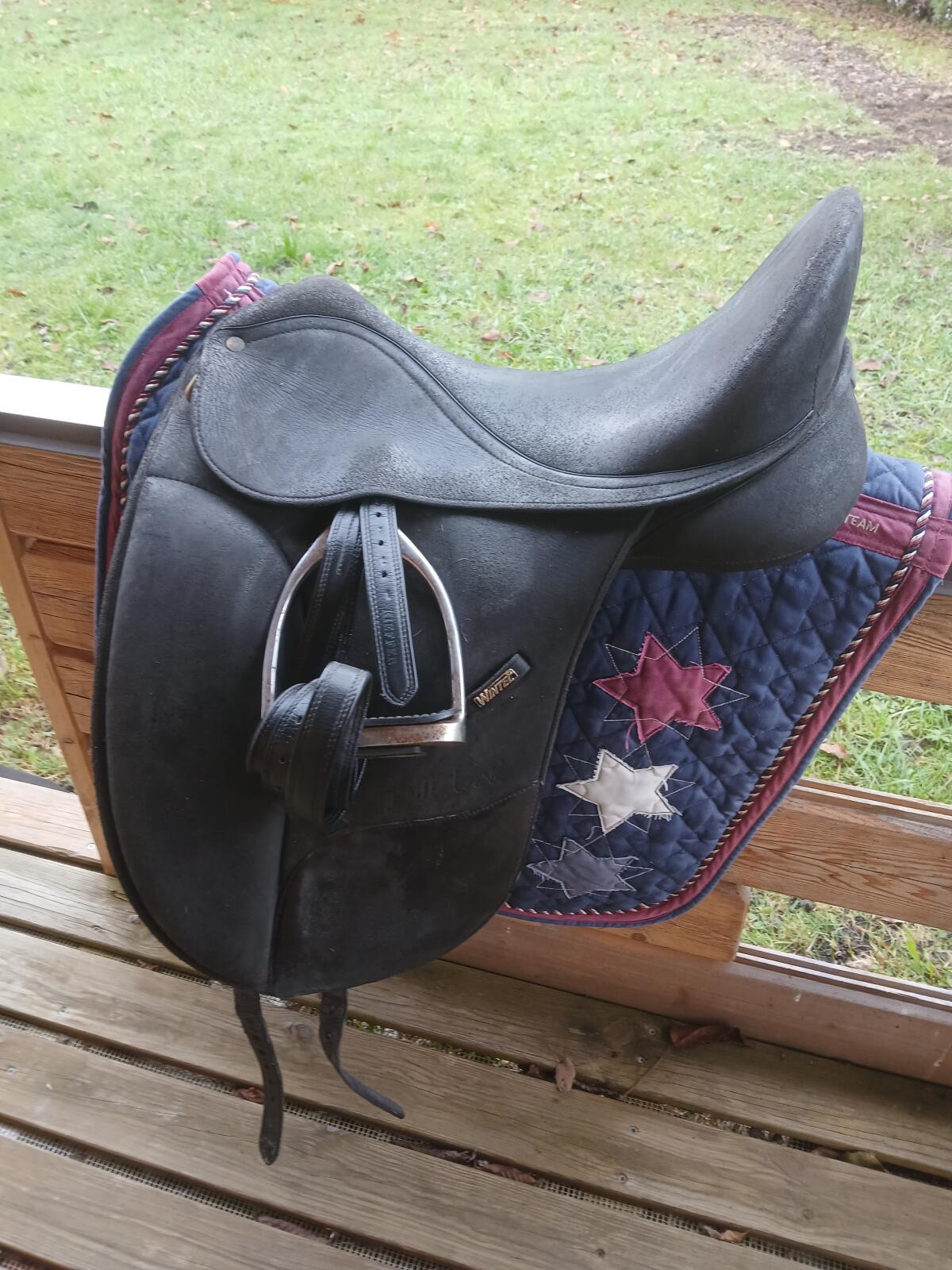 Noriker-Sattel, auch für runde Pferde geeignet 1