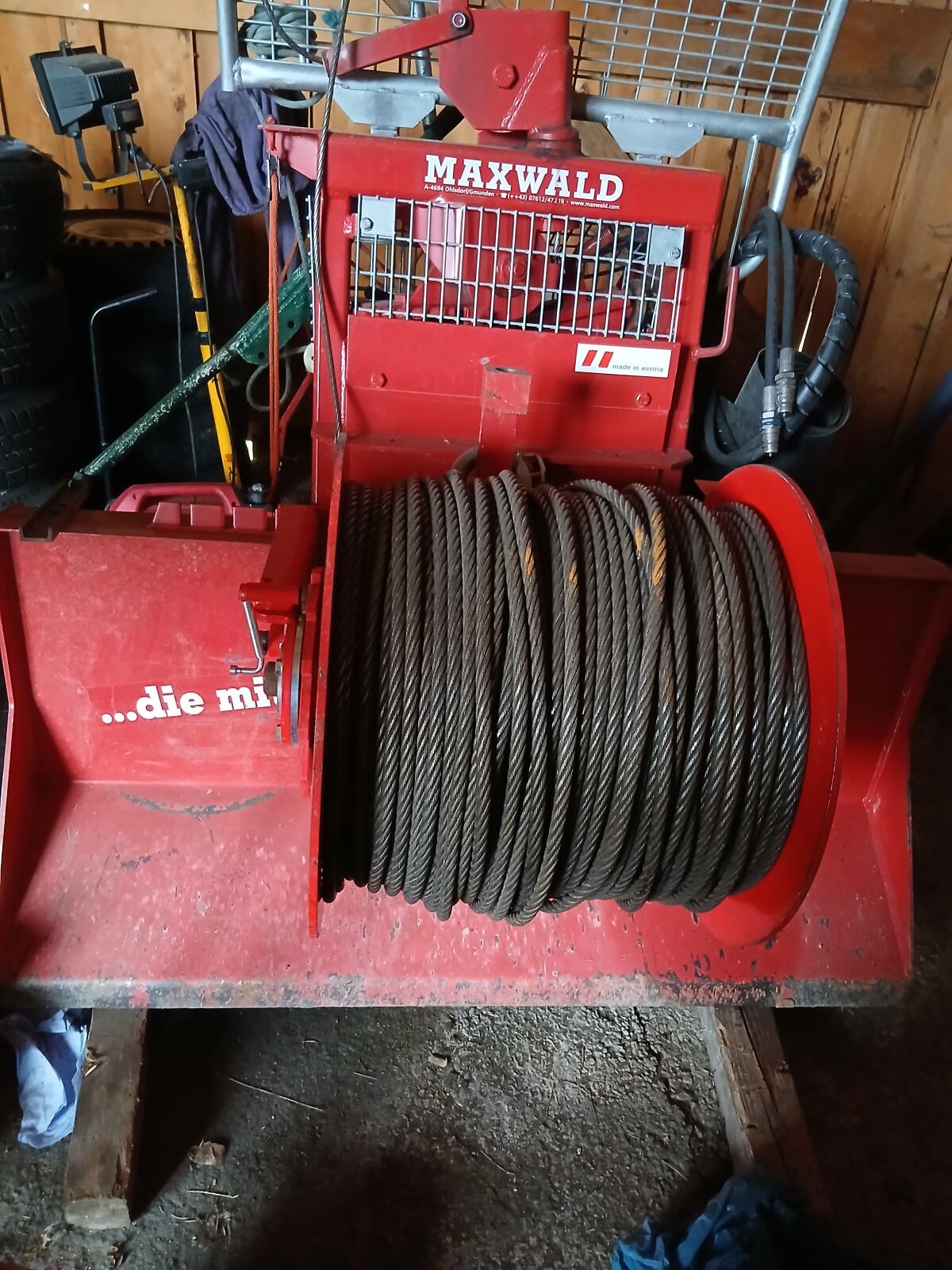 Koller SK1A, hydr. Tragseiltrommel + 350 m Seil 3