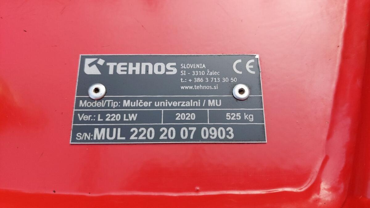 Tehnos MUL 220 Mulcher Front 3